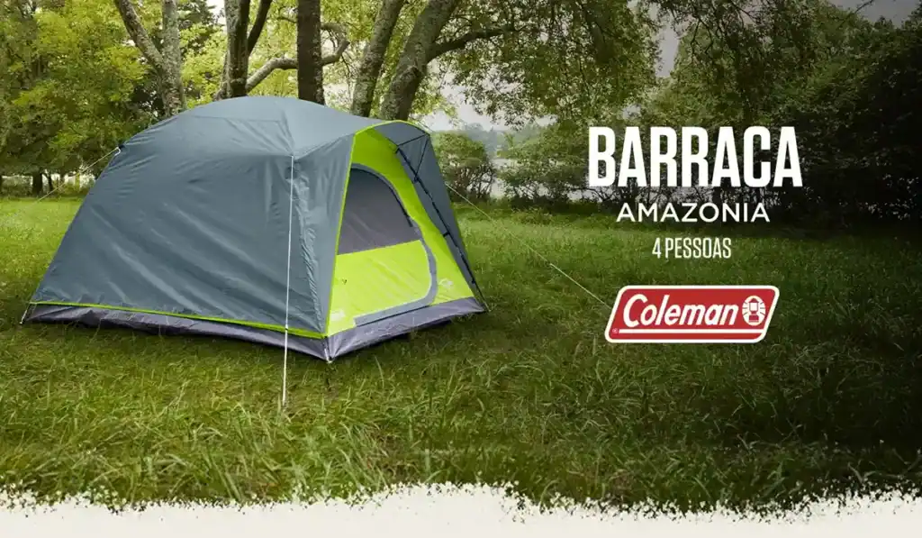 barraca amazonia 4 pessoas coleman