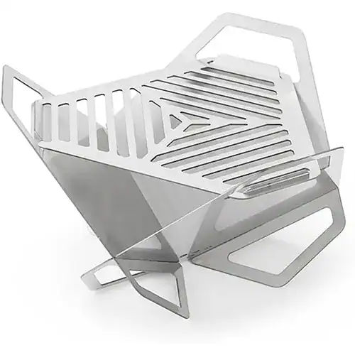 Mini Churrasqueira Inox Portátil Desmontável. Desperte o Mestre Churrasqueiro que há em você com essa Mini Churrasqueira! Liberte o Sabor em Qualquer Lugar.