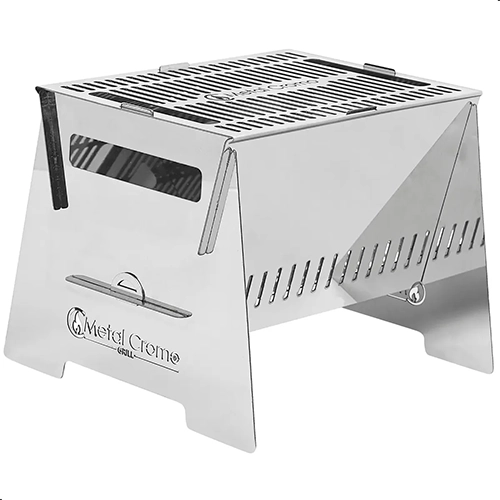 Mini Churrasqueira Portátil Inox