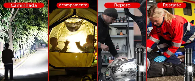 Lanterna ou Lampião de Camping